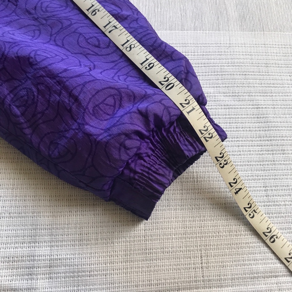 VTG Edelweiss Large Purple Drawstring Puff Jacket - Picture 9 of 11